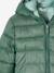 Chaqueta acolchada bicolor reversible para niño azul pizarra+verde sauce 
