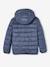 Chaqueta acolchada bicolor reversible para niño azul pizarra+verde sauce 