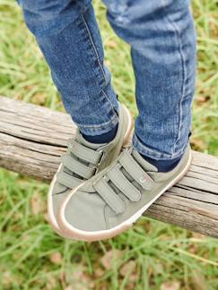 Calzado-Calzado niño (23-38)-Zapatillas-Zapatillas deportivas infantiles de lona con cierre autoadherente