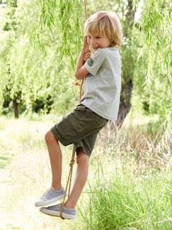 Niño-Short estilo cargo fácil de vestir para niño