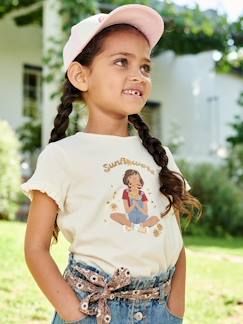 Niña-Camisetas-Camisetas-Camiseta con motivo "à bicyclette" para niña