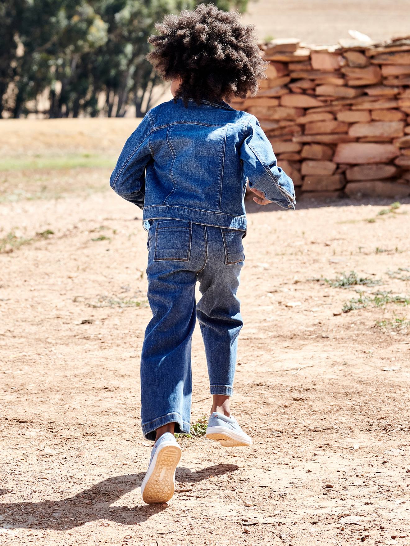 Chaqueta vaquera personalizable para niña stone - Vertbaudet