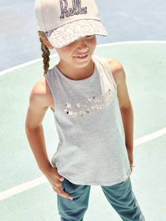 Niña-Ropa deportiva-Camiseta sin mangas deportiva, para niña