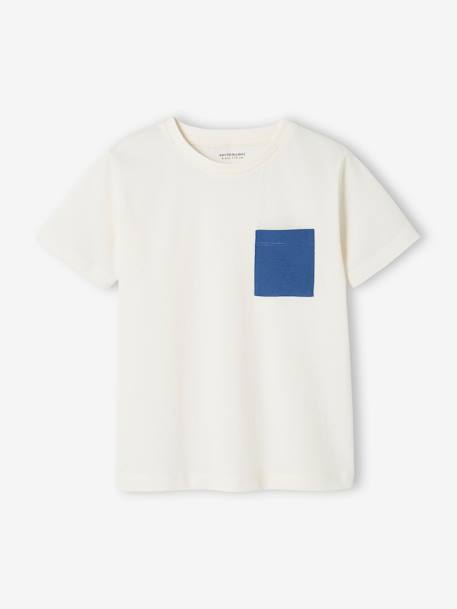 Pack de 3 camisetas surtidas de manga corta, para niño AZUL MEDIO LISO CON MOTIVOS+lote amarillo+lote rojo+lote verde+MARRON MEDIO BICOLOR/MULTICOLO 