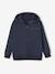 Sudadera personalizable con cremallera y capucha para niño azul oscuro 