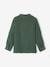 Camisa de gasa de algodón con mangas remangables, para niño arcilla+AZUL MEDIO LISO+verde 