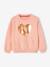 Conjunto deportivo de sudadera con motivo de corazón y leggings de tejido técnico para niña melocotón 
