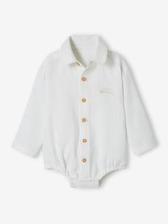 Bebé-Camisa-body manga larga para bebé