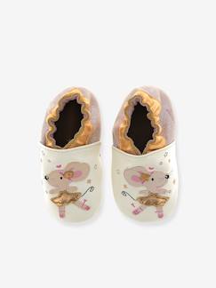 Calzado-Calzado bebé (17-26)-Zapatillas y Patucos-Zapatillas de casa de piel flexible para bebé ROBEEZ© Dancing Mouse