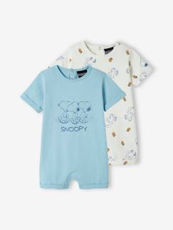 Bebé-Bodies-Lote de 2 monos short para bebé Snoopy Peanuts®