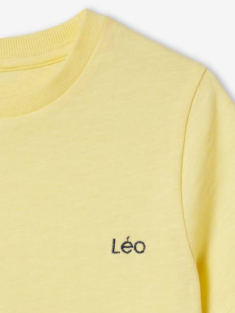 Camiseta personalizable de manga corta, para niño amarillo pastel+azul claro+AZUL MEDIO LISO CON MOTIVOS+blanco+MARRON OSCURO LISO CON MOTIVOS+VERDE MEDIO LISO CON MOTIVOS 