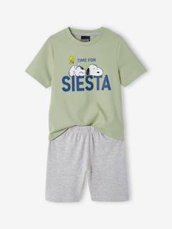 Niño-Pijamas -Pijama con short Peanuts® Snoopy para niño