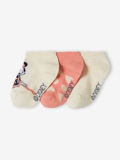 Niña-Pack de 3 pares de calcetines cortos Disney® Minnie