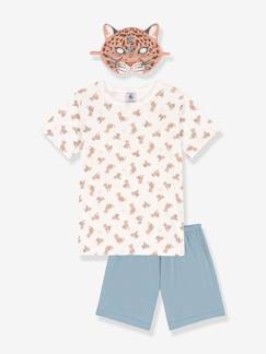 Niño-Pijamas -Conjunto de pijama: leopardo + mascarilla PETIT BATEAU
