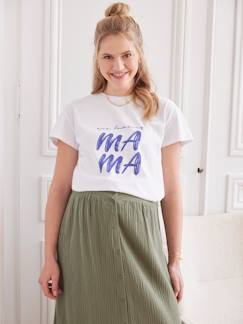 Ropa Premamá-Camisetas y tops embarazo-Camiseta de embarazo con mensaje