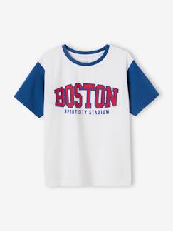 Niño-Camisetas y polos-Camiseta deportiva Boston de manga corta a contraste para niño