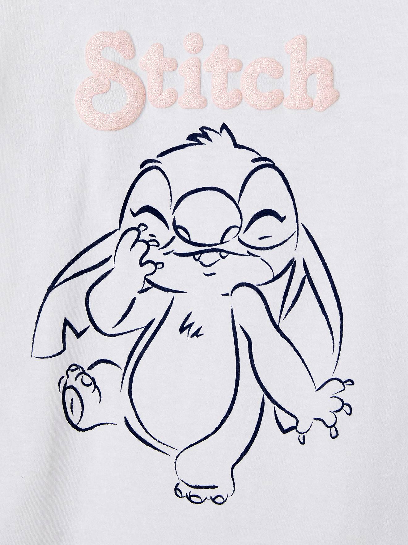 Pijama con short Disney® Stitch para niña rayas rosa - Todos los