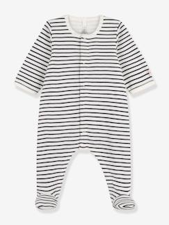 Bebé-Pijamas-Body?pijama de algodón orgánico PETIT BATEAU