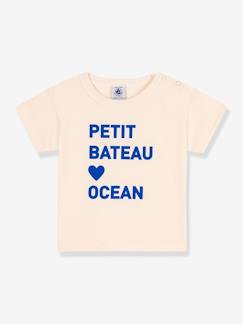 Bebé-Camiseta de manga corta de algodón orgánico PETIT BATEAU
