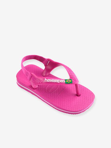 Chanclas Baby Brasil Logo II HAVAIANAS azul+azul marino+rosa chicle 