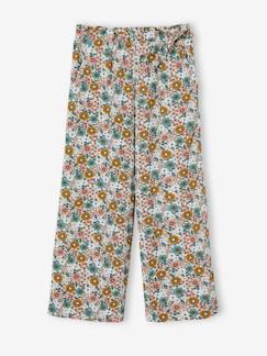 Niña-Pantalones-Pantalón con estampado de flores