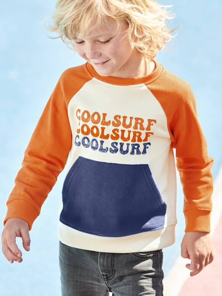 Sudadera 'cool surf' con efecto colorblock para niño multicolor 