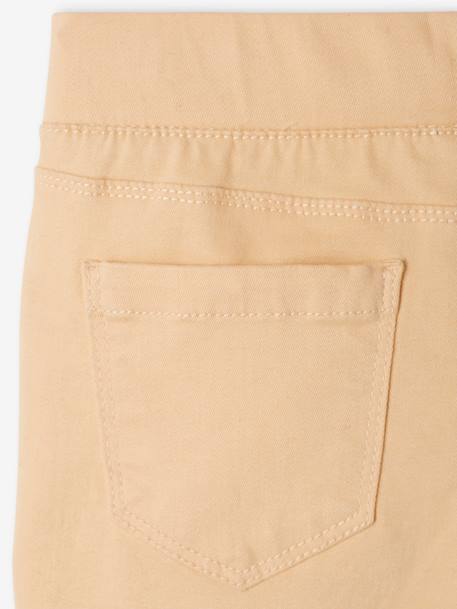 Short tregging con galón de macramé, para niña albaricoque maquillaje+crudo+ROJO CLARO LISO+VERDE CLARO LISO 