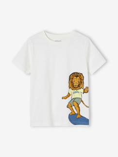 Niño-Camisetas y polos-Camisetas-Camiseta con animal divertido para niño