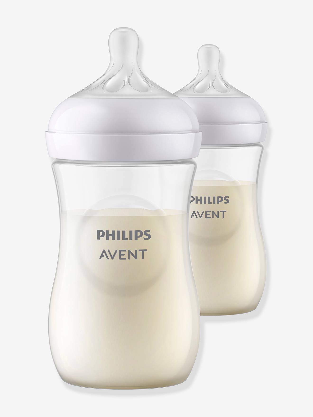 Pack de 2 biberones de 260 ml Natural Response de Philips AVENT  transparente - Philips Avent