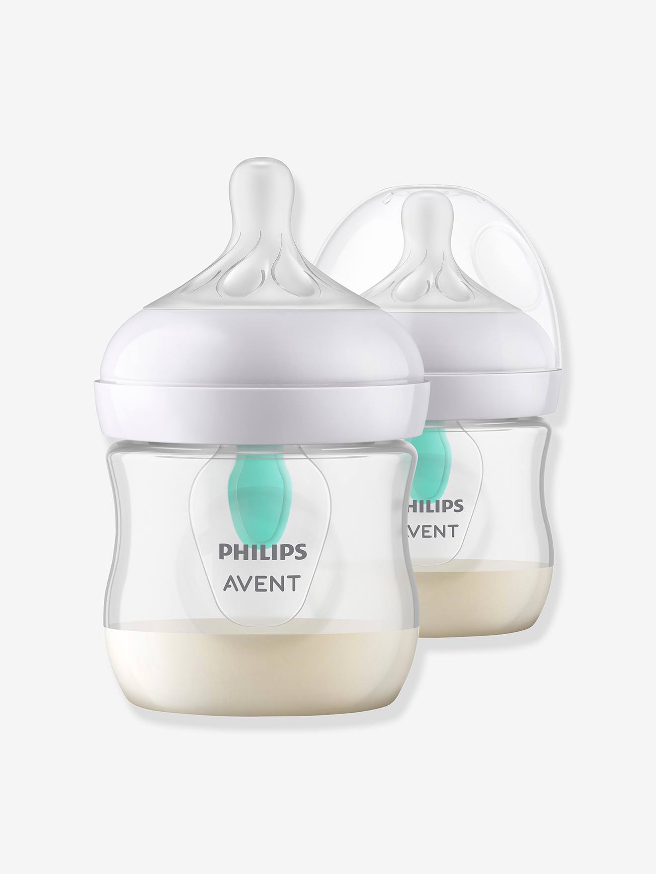 Pack de 2 biberones de 125 ml Natural Response AirFree de Philips AVENT  transparente - Philips Avent