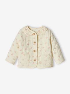 Bebé-Sudaderas, jerséis y chaquetas de punto-Chaqueta de gasa de algodón para bebé