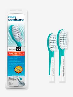 -Pack de 2 cabezales compactos (a partir de 7 años) para cepillo de dientes infantil y eléctrico - PHILIPS Sonicare for Kids