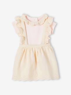 Bebé-Conjuntos-Conjunto de fiesta para bebé: vestido y body