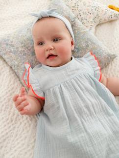 Bebé-Vestidos, faldas-Vestido para bebé con cinta del pelo en forma de lazo