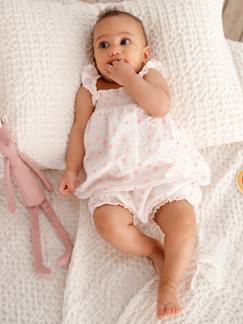 Bebé-Vestidos, faldas-Conjunto para bebé: vestido y pantalón bombacho