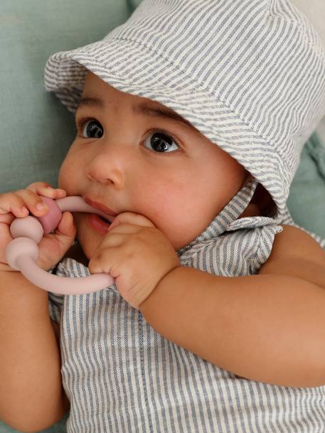 Conjunto para bebé: peto y sombrero azul eléctrico 