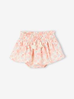 Bebé-Vestidos, faldas-Falda con braguita integrada para bebé
