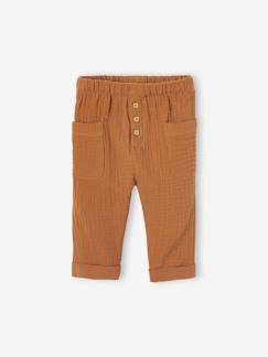 Bebé-Pantalón de gasa de algodón para bebé