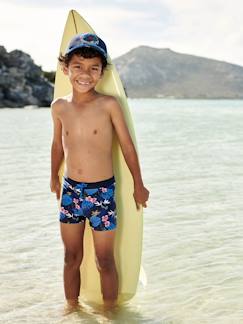 Niño-Bañadores-Bañador bóxer con estampado tropical para niño