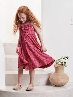Niña-Vestidos-Vestido largo de tirantes para niña
