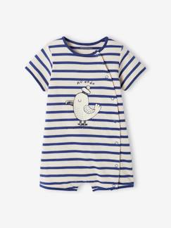 Bebé-Monos y petos-Pijama mono short para bebé - Cápsula familiar náutica para la noche