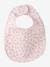 Pack de 7 baberos recién nacido BLANCO OSCURO LISO CON MOTIVOS+rosa rosa pálido+verde agua+VERDE CLARO ESTAMPADO 
