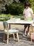 Silla infantil para exterior BLANCO CLARO LISO+VERDE OSCURO LISO 