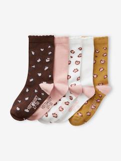 OEKO-TEX®-Pack de 5 pares de calcetines «wild» para niña