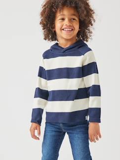 Niño-Jerséis, chaquetas de punto, sudaderas-Jerséis de punto-Jersey con capucha para niño