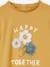 Camiseta con motivo fantasía y detalles de frufrú Oeko-Tex®, para niña amarillo curry+BLANCO CLARO LISO CON MOTIVOS+crudo+GRIS OSCURO LISO CON MOTIVOS+ROSA OSCURO LISO CON MOTIVOS+VERDE MEDIO LISO CON MOTIVOS 