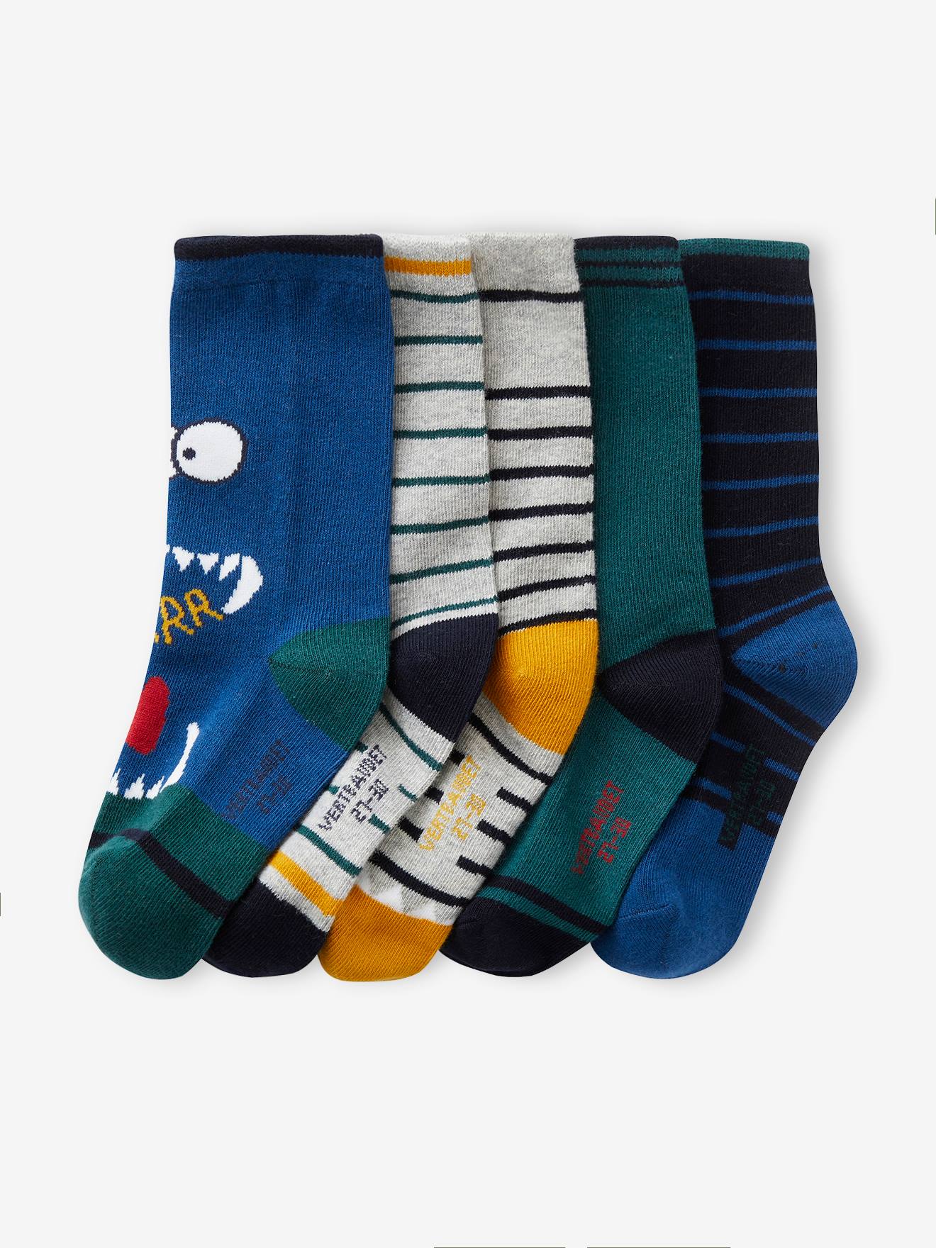 Pack de 5 pares de calcetines divertidos