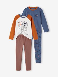 Pack de 2 pijamas «Dinosaurio» para niño