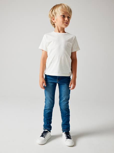Vaqueros slim MorphologiK 'waterless' para niño, ancho de caderas DELGADO AZUL OSCURO LAVADO+AZUL OSCURO LISO+GRIS OSCURO LISO CON MOTIVOS 