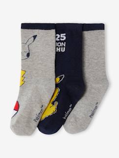 Niño-Ropa interior-Pack de 3 pares de calcetines de Pokémon® para niño